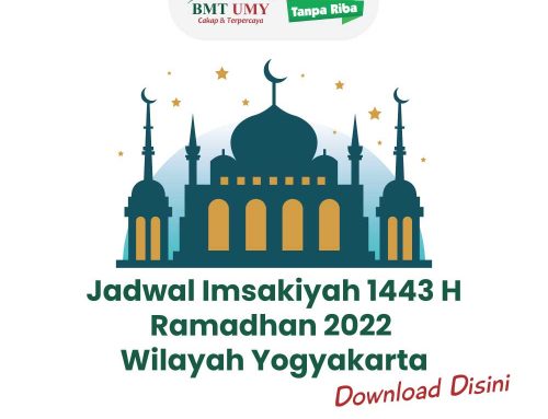 Jadwal Imsakiyah 1443H / Ramadhan 2022 Wilayah Yogyakarta dan sekitarnya